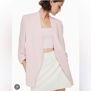 Aritzia Babaton Women's Blazer Soft Blush Pink